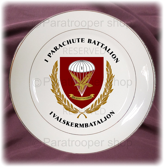 1 Parachute Battalion Commemorative Plate Paratrooper Shop