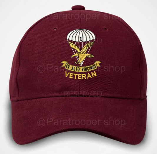 1 Parachute Battalion Veteran - Cap 1 PBN VET Paratrooper Shop