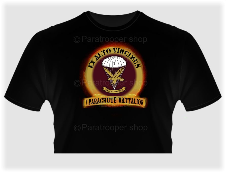 1 Parachute Disk Tee - Custom TEE-35 Paratrooper Shop
