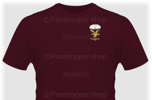 1 parachute Battalion Maroon T-shirt - 1 PBN TBAT-08 Paratrooper Shop