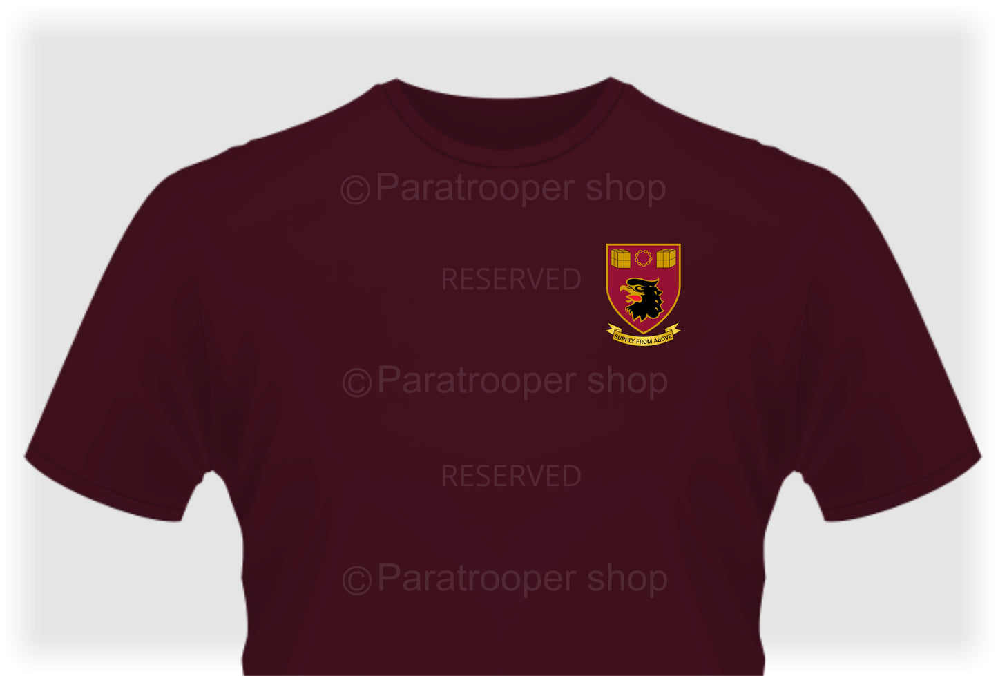 101 Air Supply Unit T-shirt: Tee 101 ASU Paratrooper Shop