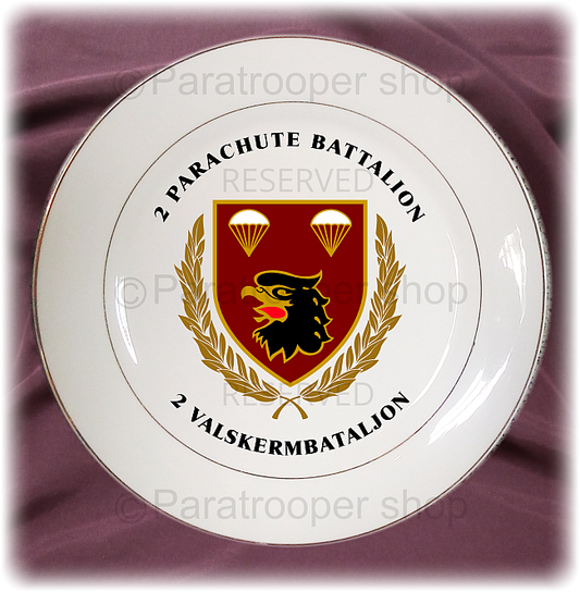 2 Parachute Battalion Commemorative Plate Paratrooper Shop