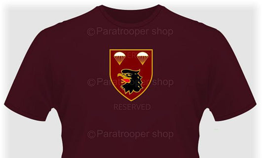 2 Parachute Battalion T Shirt - 2 PBN Center Emblem TBAT-10 Paratrooper Shop