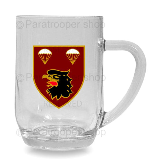 2 Parachute Battalion Glass Beer Mug: GlassB2pbn