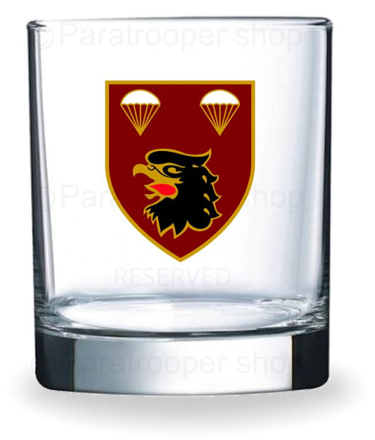 2 Parachute Battalion Whiskey Glass Tumbler: 2WGT