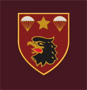 4 Parachute Battalion Blazer Pocket square - 4 PBN blsq Paratrooper Shop