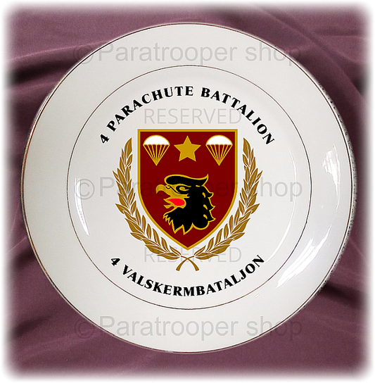 4 Parachute Battalion Commemorative Plate Paratrooper Shop
