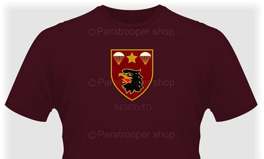 4 Parachute Battalion T Shirt - 4 PBN Center Emblem TBAT-10 Paratrooper Shop