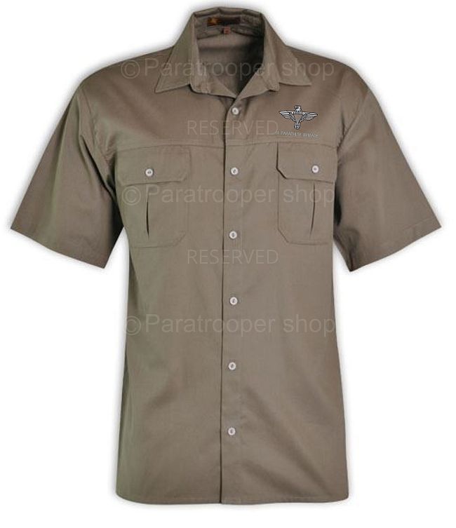 44 Parachute Brigade Bush Shirt - BUSH-std 44 ParaBrig Paratrooper Shop