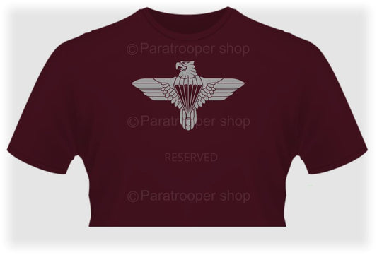 44 Parachute Regiment T-shirt - Iron eagle. Tee-88-44 ParaReg Paratrooper Shop