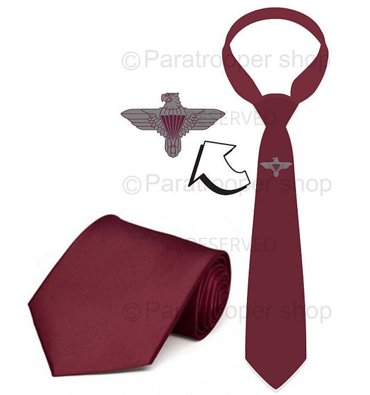 44 Parachute Regiment tie printed emblem - 44 ParaReg pr Paratrooper Shop