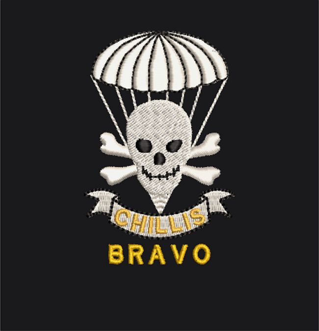 Bravo Company Blazer Pocket square - Bravo blsq Paratrooper Shop