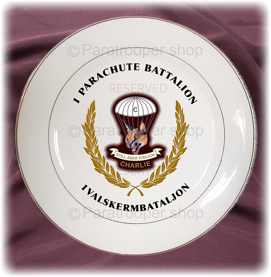 C Company Commemorative Plate Paratrooper Shop