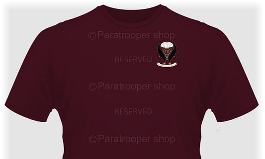 Delta Company Maroon T-shirt - Delta TBAT-08 Paratrooper Shop