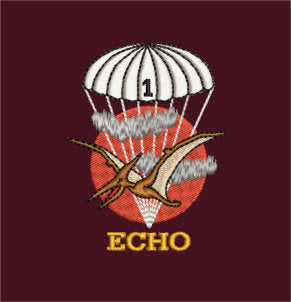 Echo Company Blazer Pocket square - Echo blsq Paratrooper Shop