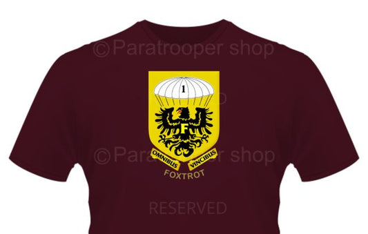 Foxtrot Company T-Shirt - Foxtrot Centre Emblem TBAT-10 Paratrooper Shop