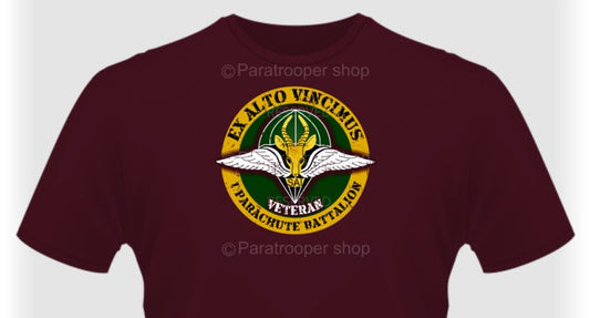 MOTHDISK-T-Shirt 1 Parachute Battalion Moth Disk - Custom Shirt Paratrooper Shop