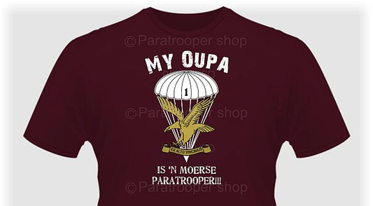 My Oupa is 'n moerse...: kidtee2 Family Paratrooper Shop
