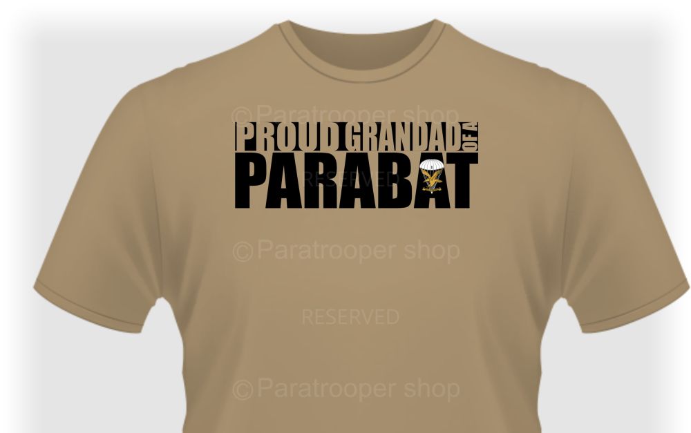Proud Grandad Family TEE-114 Paratrooper Shop