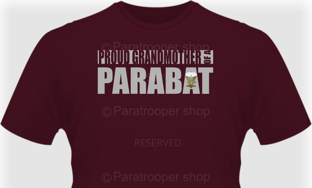 Proud Grandmother - Family TEE-115 Paratrooper Shop