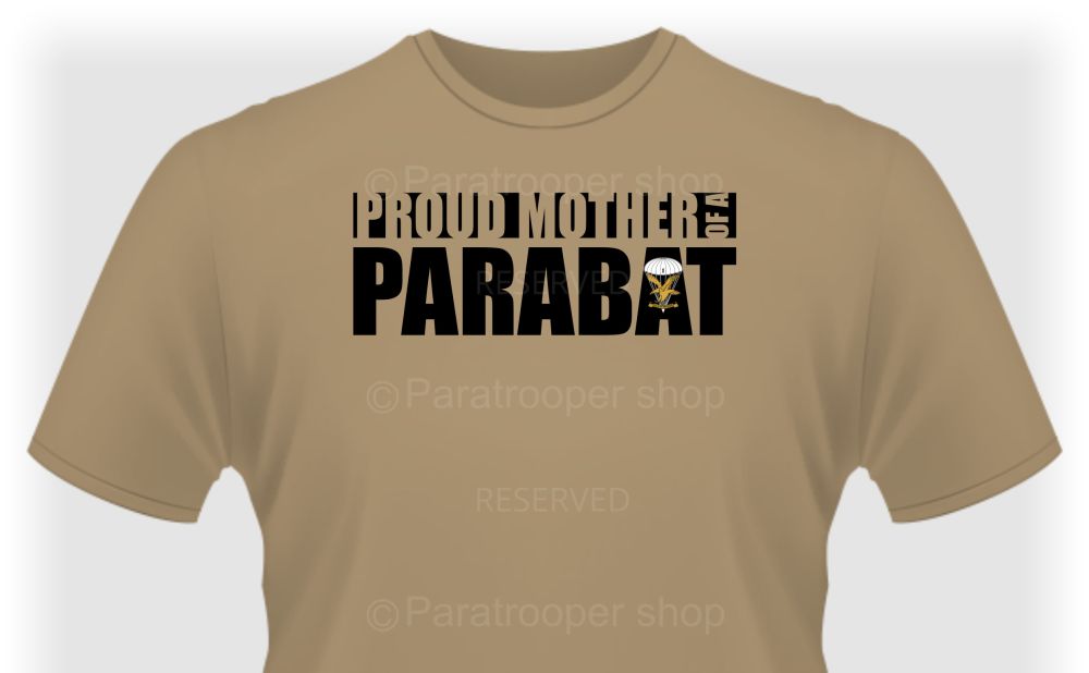 Proud Mother - Family TEE-116 Paratrooper Shop