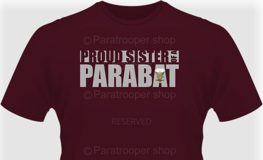 Proud Sister - Family TEE-117 Paratrooper Shop