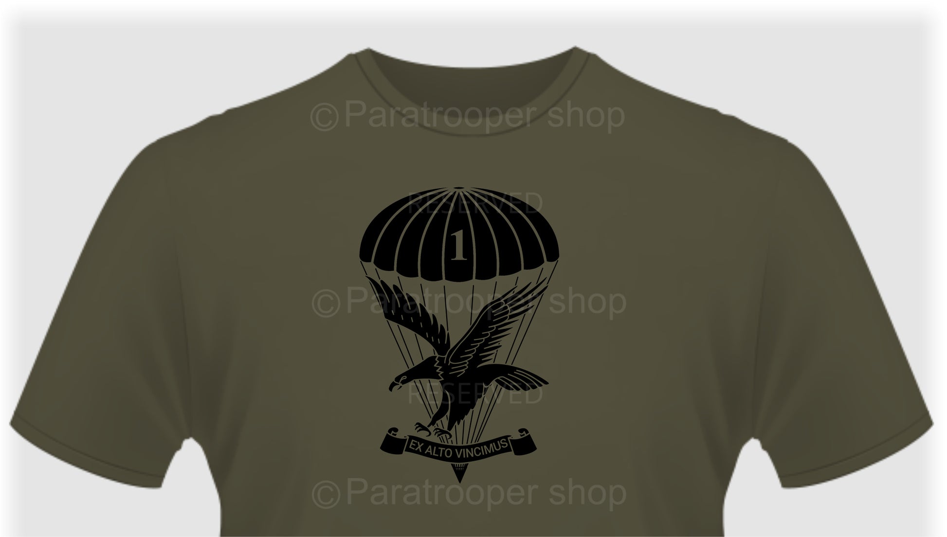 TEE-71 Olive Green Combat Shirt - 1 PBN Paratrooper Shop