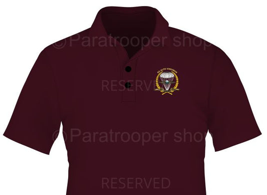 Suid Kaap Canopy Maroon Golf Shirt - SKC GBAT-01
