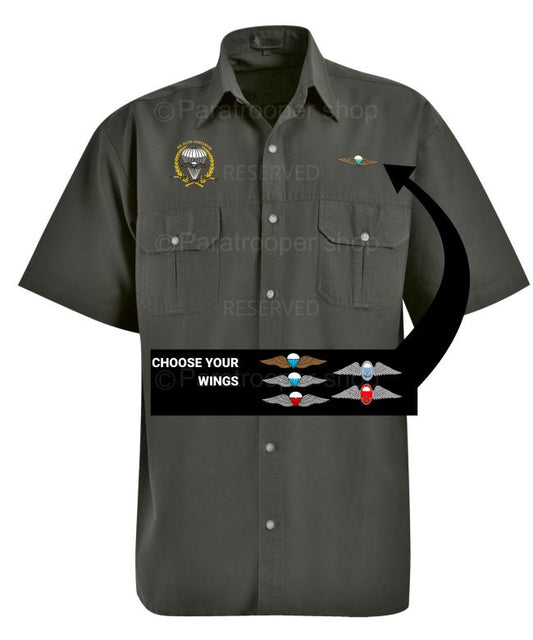 Suid Kaap Canopy Bush Shirt, choose your wings - BUSH-01 w