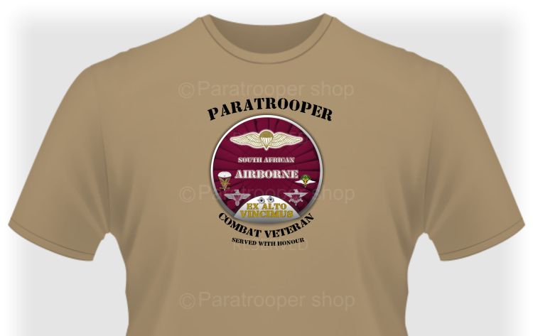 South African Airborne - Custom TEE-129 Paratrooper Shop