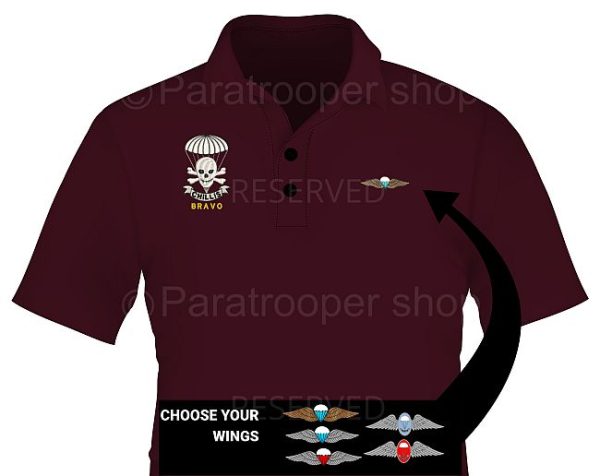 Bravo Company Golf shirt. Choose your wings - Bravo GW