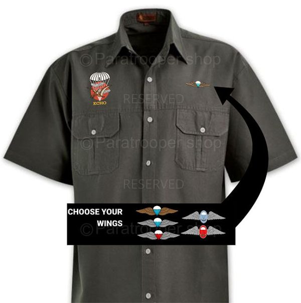 Echo Bush Shirt, Choose your Wings - BUSH  Echo W