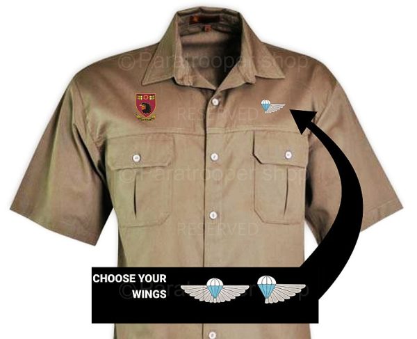 101 Air Supply Bush Shirt, choose your wings - BUSH-101W - Image 2