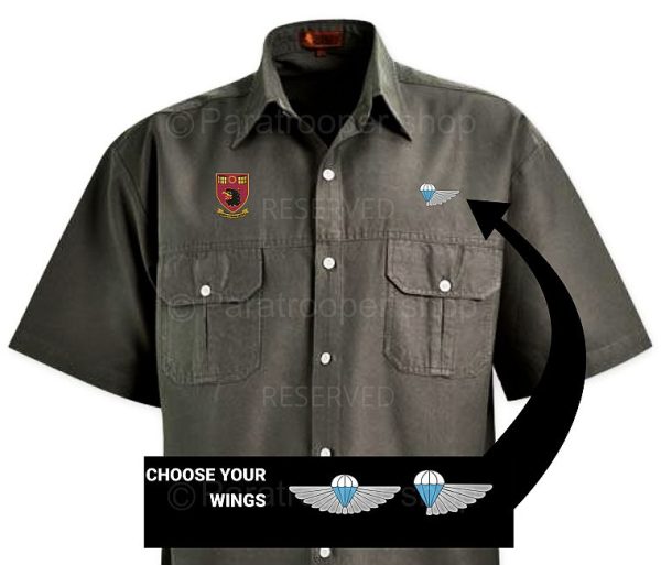 101 Air Supply Bush Shirt, choose your wings - BUSH-101W