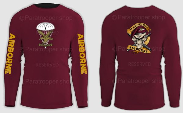 1 Parachute Battalion Airborne Skull Double Side