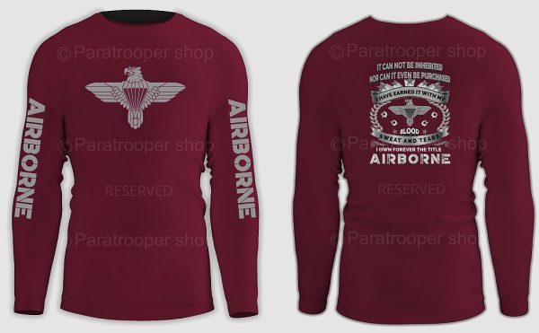 44 Airborne Earned It Double Sided