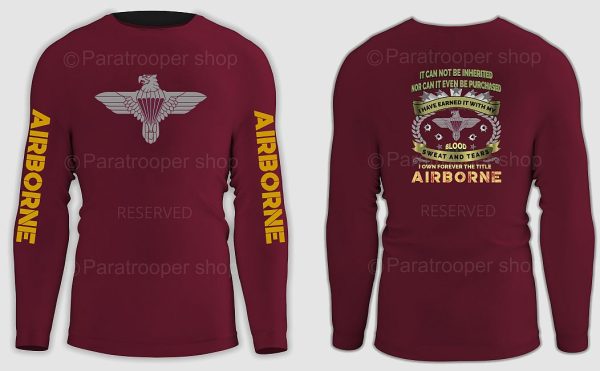 44 Airborne Earned It Colour Double Sided