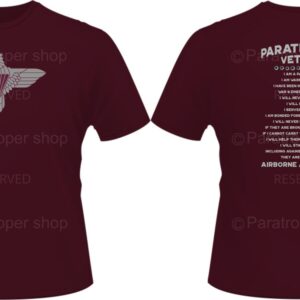 44 Paratrooper Veterans Double Sided T-Shirt